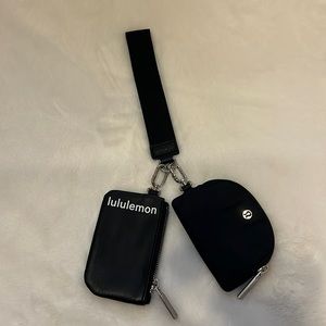 LuluLemon dual pouch wristlet